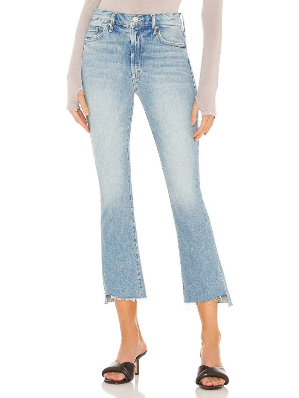 NWT Mother Superior Insider Crop Step Fray in I Confess Jeans 31